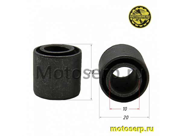 Купить  Сайлентблок (D-20mm, d-10mm, L-20mm) (шт)  (MT S-728 (R1 (К-дар 2300907 купить с доставкой по Москве и России, цена, технические характеристики, комплектация фото  - motoserp.ru