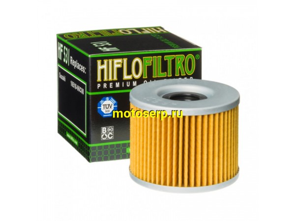 Купить  Масл. фильтр HI FLO HF531/VESRAH SF 3010 04867 JP (шт)  купить с доставкой по Москве и России, цена, технические характеристики, комплектация фото  - motoserp.ru