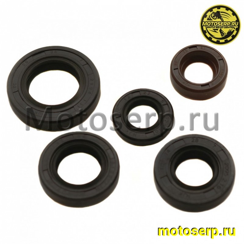 Купить  Сальники двигателя 160YMJ (20*34*7, 14*28*7, 16*28*7, 12*22*5, 12*21*7) ZS1P60YMJ 155см3 (W150) (комп)  (ML 6529 купить с доставкой по Москве и России, цена, технические характеристики, комплектация фото  - motoserp.ru