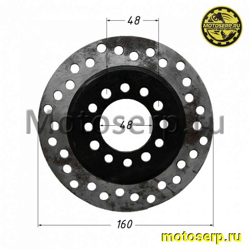 Купить  Диск тормозной задний (160x48) (отв:4x48) ATV110/125 AVANTIS (шт) (AVANTIS (MOTAX купить с доставкой по Москве и России, цена, технические характеристики, комплектация фото  - motoserp.ru