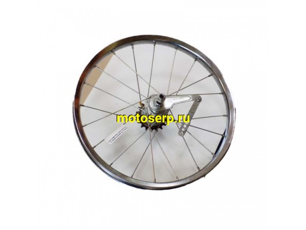 Купить  Колесо 18" заднее сталь в сборе со втулкой (имп) хром Вело (шт) (Дан (R4 (Грат Вест Х47123 купить с доставкой по Москве и России, цена, технические характеристики, комплектация фото  - motoserp.ru