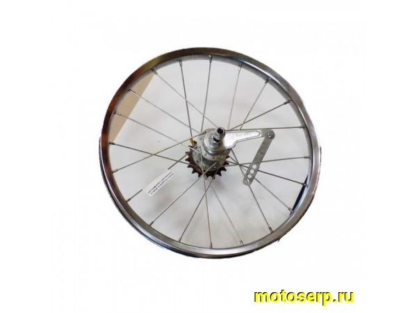 Купить  Колесо 18" заднее сталь в сборе со втулкой (имп) хром Вело (шт) (Дан (R4 (Грат Вест Х47123 (з) купить с доставкой по Москве и России, цена, технические характеристики, комплектация фото  - motoserp.ru