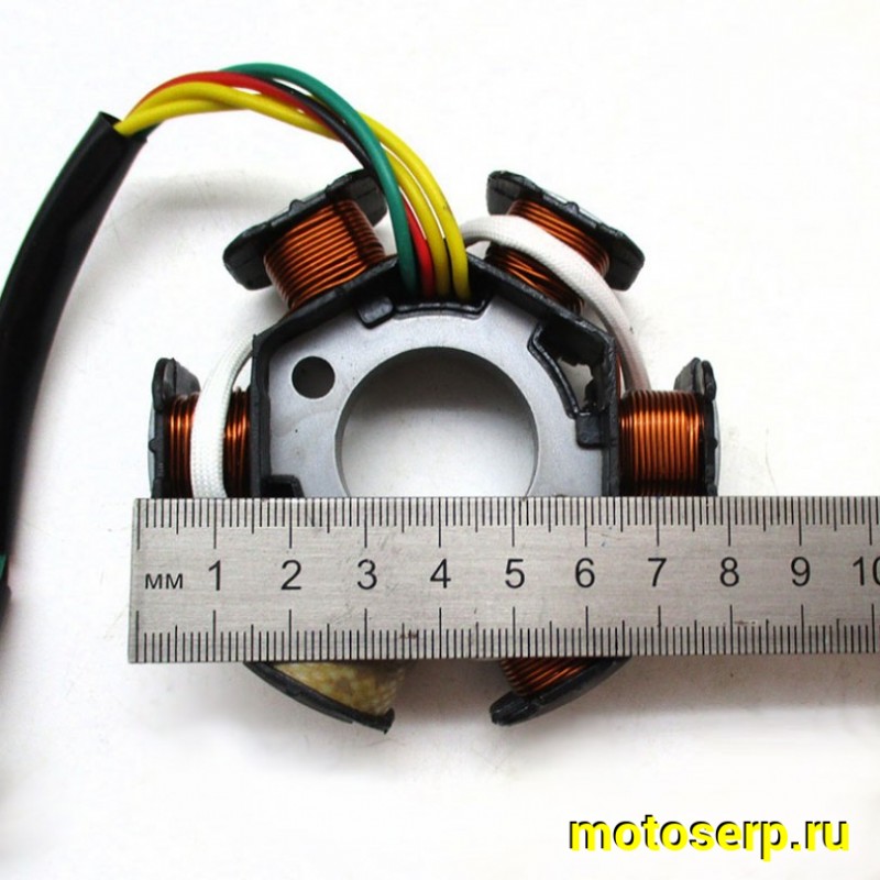 Купить  Генератор (статор, зажигание) 6кат. (4+1) ТТR 125 и др. 154FMI,153FMI (шт) (R1 (TATA 10091470 купить с доставкой по Москве и России, цена, технические характеристики, комплектация фото  - motoserp.ru