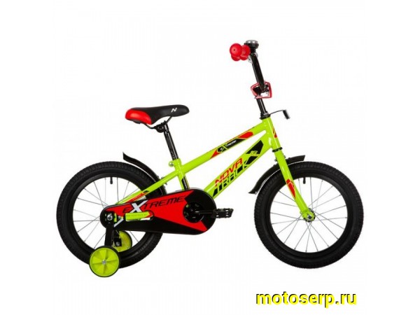 Купить  16" NOVATRACK EXTREME (Новатрек Экстрим) 16"; 1ск; рама-сталь; тормоз-ножной (шт) (0 купить с доставкой по Москве и России, цена, технические характеристики, комплектация фото  - motoserp.ru