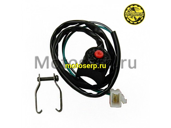 Купить  Переключатели руля (ПК) блок переключателя (2 пров.) (кнопка СТОПа) KAYO 125 (шт) (ML 6341 (TATA 800002094 (ZUUM EPC_AUP_200 (ANKON 025679 купить с доставкой по Москве и России, цена, технические характеристики, комплектация фото  - motoserp.ru