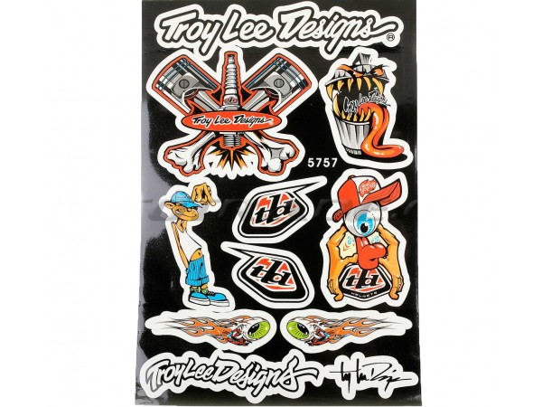 Купить  Наклейки (набор) TROY LEE DESIGNS   (22х32см)  (шт) (MT N-754 купить с доставкой по Москве и России, цена, технические характеристики, комплектация фото  - motoserp.ru
