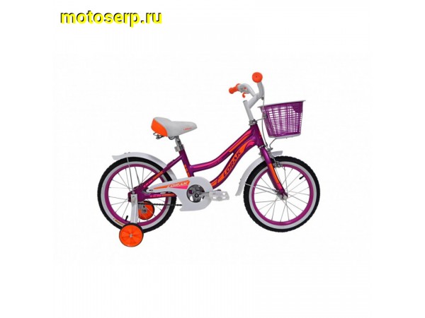 Купить  ====14" LORAK JUNIOR GIRL (Лорак Джуниор) (Жен) 14"; 1ск; рама-алюминий; тормоз-ножной/V-Brake (шт) купить с доставкой по Москве и России, цена, технические характеристики, комплектация фото  - motoserp.ru