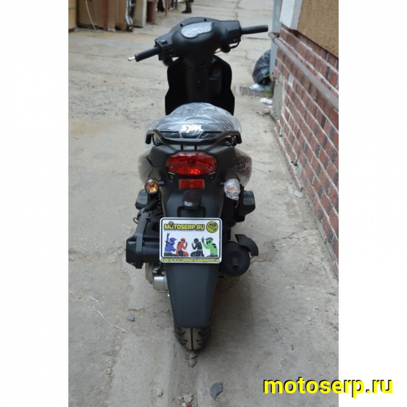Купить  Скутер SYM ORBIT 50 Черный (Орбит 50) 4Т;  колеса 12" литые ; диск/бараб. торм. (шт)  купить с доставкой по Москве и России, цена, технические характеристики, комплектация фото  - motoserp.ru