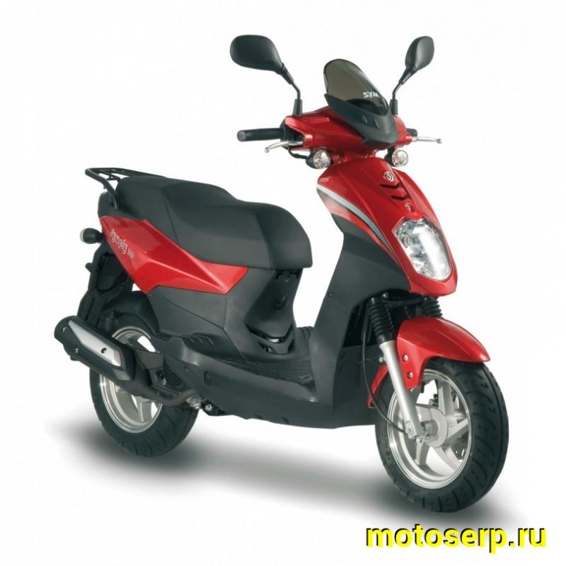 Купить  Скутер SYM ORBIT 50 Черный (Орбит 50) 4Т;  колеса 12" литые ; диск/бараб. торм. (шт)  купить с доставкой по Москве и России, цена, технические характеристики, комплектация фото  - motoserp.ru