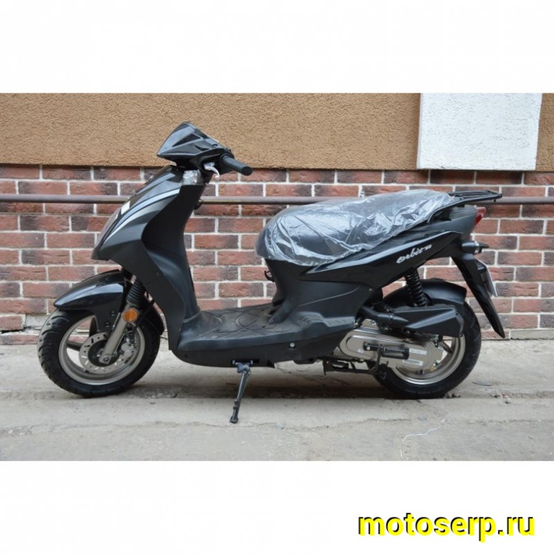 Купить  Скутер SYM ORBIT 50 Черный (Орбит 50) 4Т;  колеса 12" литые ; диск/бараб. торм. (шт)  купить с доставкой по Москве и России, цена, технические характеристики, комплектация фото  - motoserp.ru