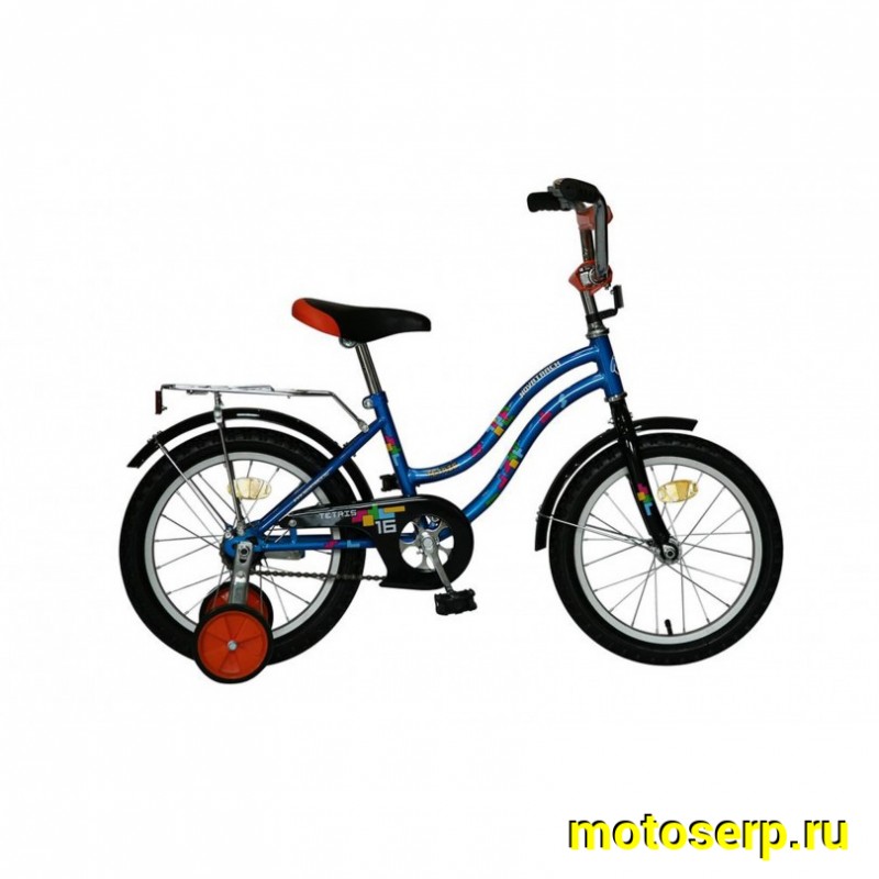Купить  18" NOVATRACK TETRIS (Новатрек Тетрис) 18"; 1ск; рама-сталь; тормоз-ножной; багажник (шт) (0  купить с доставкой по Москве и России, цена, технические характеристики, комплектация фото  - motoserp.ru