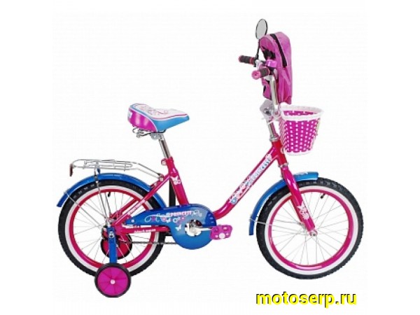 Купить  ====18" BLACK AQUA PRINCESS (Блек Аква Принцесс) 18"; 1ск; рама-сталь; тормоз-ножной (шт)  купить с доставкой по Москве и России, цена, технические характеристики, комплектация фото  - motoserp.ru