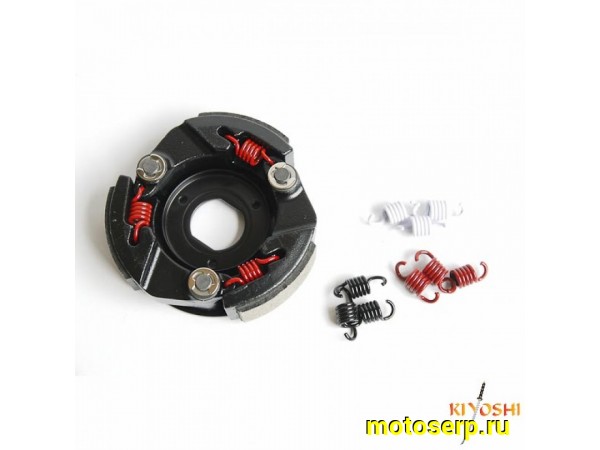 Купить  Сцепление (плата с колодками) центробежное, Suzuki AD50 (+ набор 9 пружин) KIYOSHI (D-107mm) (шт) (R1  купить с доставкой по Москве и России, цена, технические характеристики, комплектация фото  - motoserp.ru