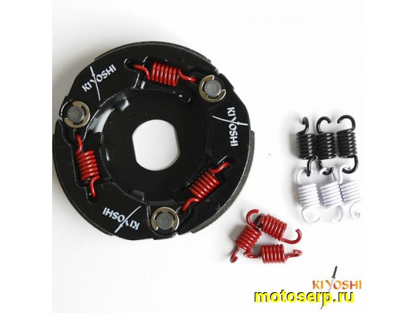 Купить  Сцепление (плата с колодками) центробежное, Yamaha JOG90 (+ набор 9 пружин) KIYOSHI (D-107mm) (шт) (R1 (0 купить с доставкой по Москве и России, цена, технические характеристики, комплектация фото  - motoserp.ru