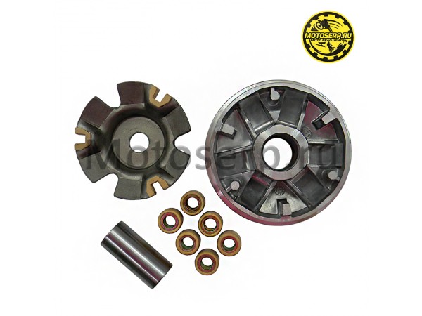 Купить  Вариатор передний 157QMJ 152QMI 150-125cc в сборе (GY6-150) (Щека D-107mm, втулка d-24mm) (шт) (ANKON 000102 (ML 003009 (TATA 10033231 купить с доставкой по Москве и России, цена, технические характеристики, комплектация фото  - motoserp.ru