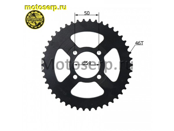 Купить  Звезда ведомая голая (венец) (420-46) (420-46T D-54mm, 4x50mm) Delta, Alpha, Альфа (шт) (ML 6921 (Дан купить с доставкой по Москве и России, цена, технические характеристики, комплектация фото  - motoserp.ru