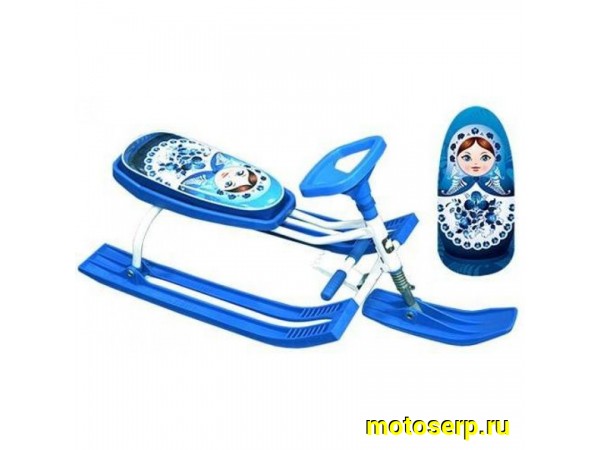 Купить  Снегокат Русские Узоры (112) - "Матрешка" (шт) (Гусев (0 купить с доставкой по Москве и России, цена, технические характеристики, комплектация фото  - motoserp.ru