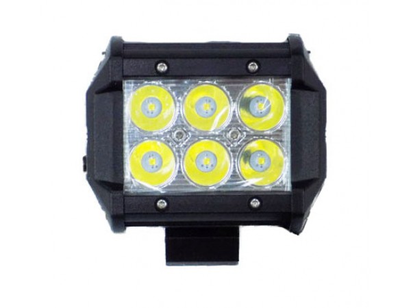 Купить  Фара, Светодиодная оптика  JT-1200-18W 2 ряда по 3 диода (шт) (MM 27918 купить с доставкой по Москве и России, цена, технические характеристики, комплектация фото  - motoserp.ru