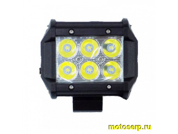 Купить  Фара, Светодиодная оптика  JT-1200-18W 2 ряда по 3 диода (шт) (MM 27918 купить с доставкой по Москве и России, цена, технические характеристики, комплектация фото  - motoserp.ru