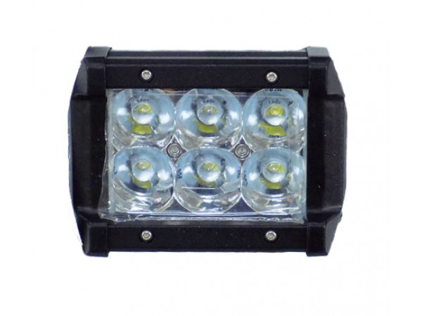 Купить  Фара, Светодиодная оптика  JT-2100-18W 2 ряда по 3 диода  (шт) (MM 27921 купить с доставкой по Москве и России, цена, технические характеристики, комплектация фото  - motoserp.ru