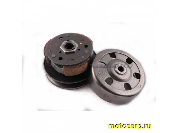 Купить  Сцепление центробежное в сб. (вариатор задний) Suzuki AD100 (щека D-119mm, барабан d-110mm 10зуб.) (шт) (MT V-34 (R1 (ANKON 009712 (проверить размер купить с доставкой по Москве и России, цена, технические характеристики, комплектация фото  - motoserp.ru