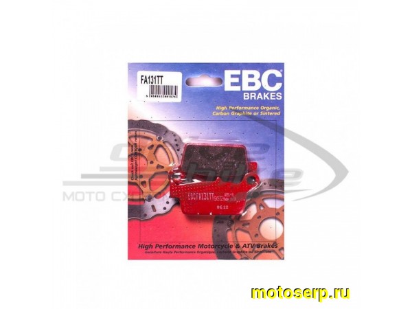 Купить  Колодки тормозные EBC FA131TT 21-01257 (пар) (JP  купить с доставкой по Москве и России, цена, технические характеристики, комплектация фото  - motoserp.ru