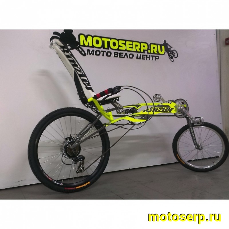 Купить  ====RINZLER LIEGERAD (170 см) (Ринзлер Лигерад) 26"-заднее колесо; 20"- переднее колесо; 6ск; рама-алюминий; тормоз-Disk; (шт) (0 купить с доставкой по Москве и России, цена, технические характеристики, комплектация фото  - motoserp.ru