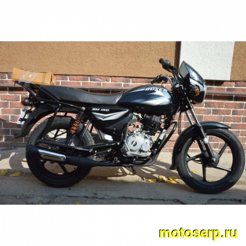 Купить  Мотоцикл BAJAJ Boxer bm 150 x цена характеристики запчасти доставка фото  - motoserp.ru
