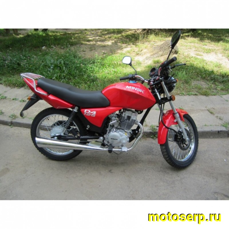 Купить  ====Мотоцикл MINSK D4 125 4-х такт.,125сс,18"/18",возд. охл. (шт) (зак) купить с доставкой по Москве и России, цена, технические характеристики, комплектация фото  - motoserp.ru