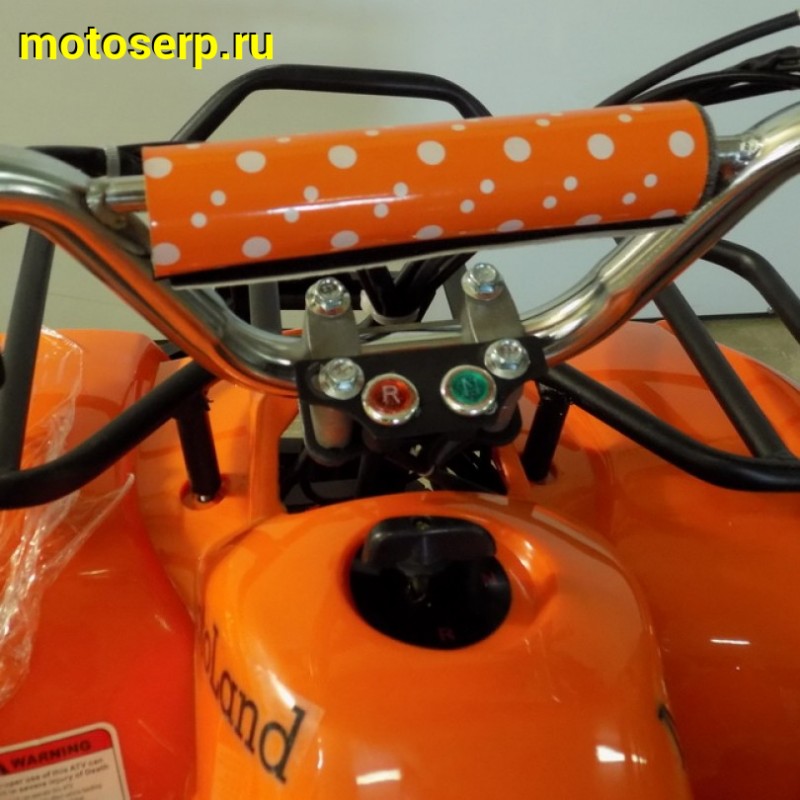 Купить  ====Электро квадрик MOTOLAND ATV E002  800Вт, диск/диск, 7"/7", 3 режима скорости+реверс (шт) купить с доставкой по Москве и России, цена, технические характеристики, комплектация фото  - motoserp.ru