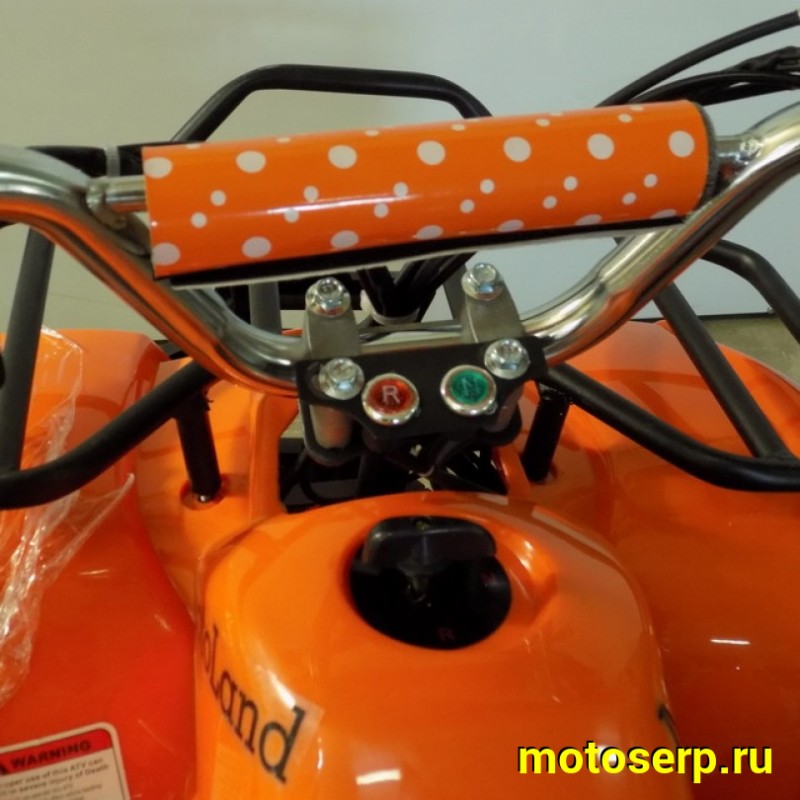 Купить  ====Электро квадрик MOTOLAND ATV E002  800Вт, диск/диск, 7"/7", 3 режима скорости+реверс (шт) купить с доставкой по Москве и России, цена, технические характеристики, комплектация фото  - motoserp.ru