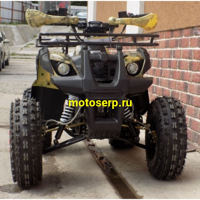 Купить  ====125cc Квадроцикл Motoland FOX-125 125сс, КАМУФЛЯЖ, утилит, 2х4, колеса 8", автомат, реверс, бараб/диск. выс по седлу 40см (шт) (ML 15425 купить с доставкой по Москве и России, цена, технические характеристики, комплектация фото  - motoserp.ru