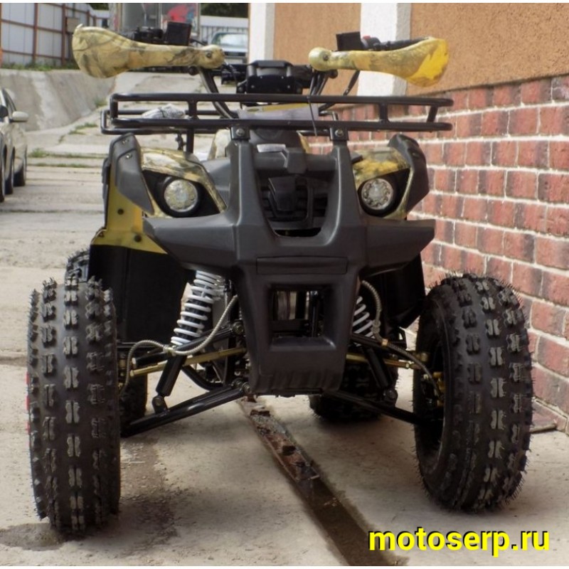 Купить  ====125cc Квадроцикл Motoland FOX-125 125сс, КАМУФЛЯЖ, утилит, 2х4, колеса 8", автомат, реверс, бараб/диск. выс по седлу 40см (шт) (ML 15425 купить с доставкой по Москве и России, цена, технические характеристики, комплектация фото  - motoserp.ru