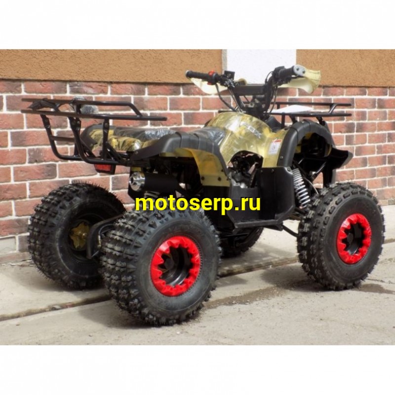 Купить  ====125cc Квадроцикл Motoland FOX-125 125сс, КАМУФЛЯЖ, утилит, 2х4, колеса 8", автомат, реверс, бараб/диск. выс по седлу 40см (шт) (ML 15425 купить с доставкой по Москве и России, цена, технические характеристики, комплектация фото  - motoserp.ru