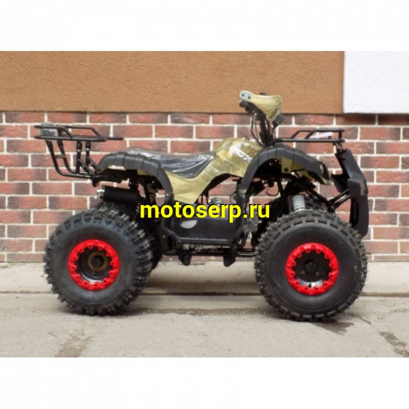 Купить  ====125cc Квадроцикл Motoland FOX-125 125сс, КАМУФЛЯЖ, утилит, 2х4, колеса 8", автомат, реверс, бараб/диск. выс по седлу 40см (шт) (ML 15425 купить с доставкой по Москве и России, цена, технические характеристики, комплектация фото  - motoserp.ru