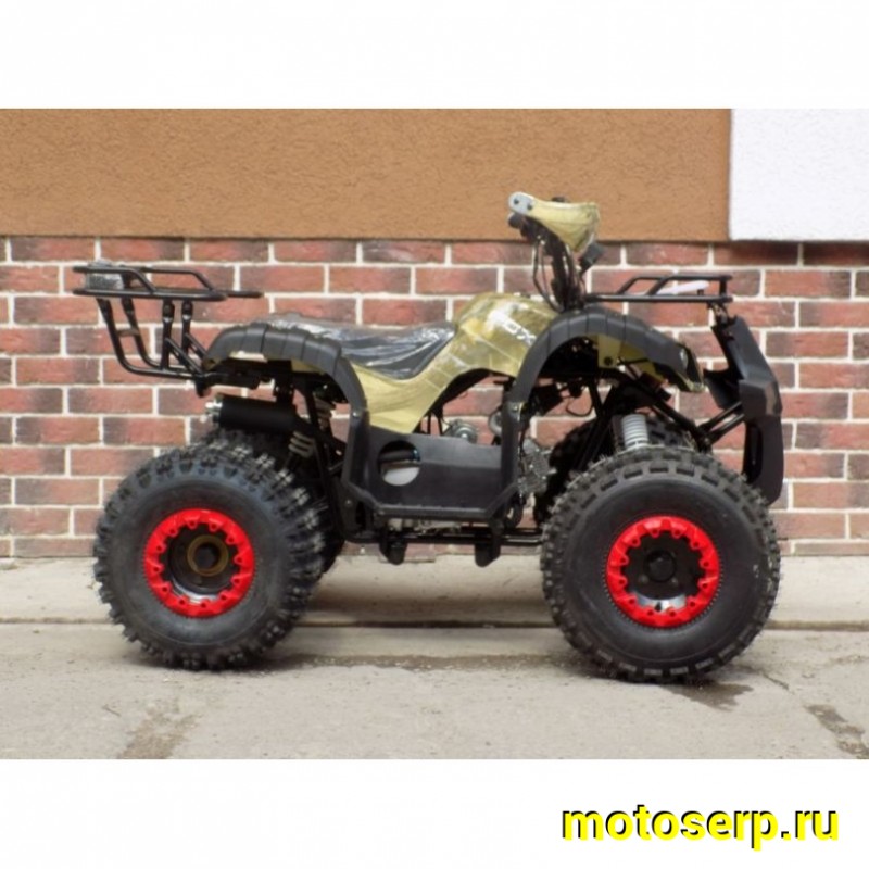 Купить  ====125cc Квадроцикл Motoland FOX-125 125сс, КАМУФЛЯЖ, утилит, 2х4, колеса 8", автомат, реверс, бараб/диск. выс по седлу 40см (шт) (ML 15425 купить с доставкой по Москве и России, цена, технические характеристики, комплектация фото  - motoserp.ru