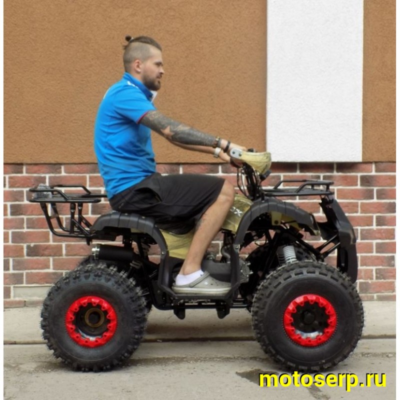Купить  ====125cc Квадроцикл Motoland FOX-125 125сс, КАМУФЛЯЖ, утилит, 2х4, колеса 8", автомат, реверс, бараб/диск. выс по седлу 40см (шт) (ML 15425 купить с доставкой по Москве и России, цена, технические характеристики, комплектация фото  - motoserp.ru