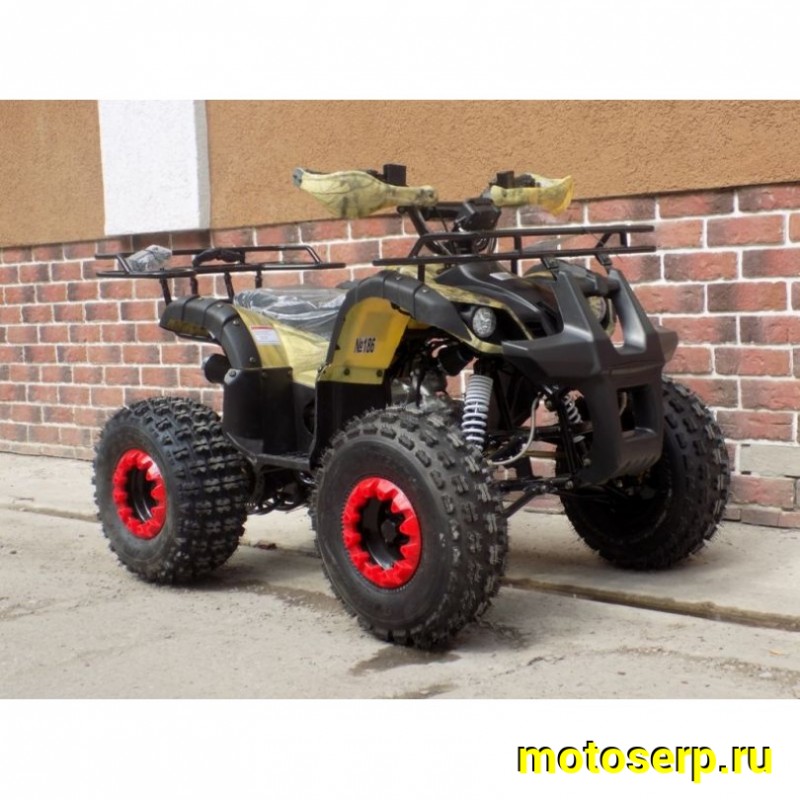 Купить  ====125cc Квадроцикл Motoland FOX-125 125сс, КАМУФЛЯЖ, утилит, 2х4, колеса 8", автомат, реверс, бараб/диск. выс по седлу 40см (шт) (ML 15425 купить с доставкой по Москве и России, цена, технические характеристики, комплектация фото  - motoserp.ru