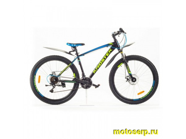 Купить  ====27.5" KROSTEK ULTIMATE 710 (Кростек Ультимейт 710) 27,5"; 21ск; рама-алюминий; тормоз-Disk; вилка пружинно-эластомерная, 50 мм (шт) (МL купить с доставкой по Москве и России, цена, технические характеристики, комплектация фото  - motoserp.ru
