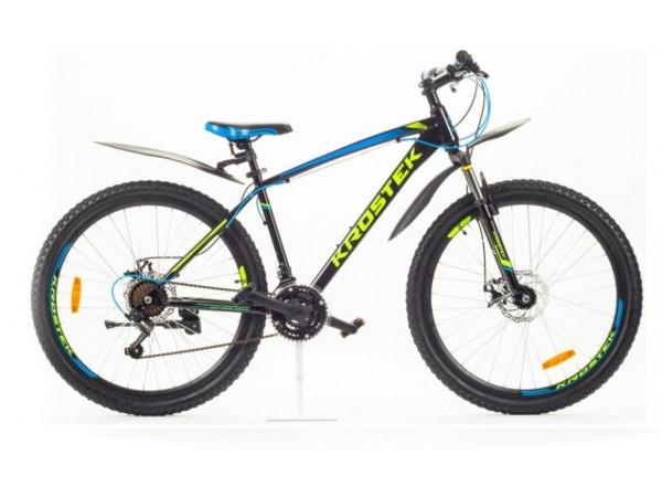 Купить  ====27.5" KROSTEK ULTIMATE 710 (Кростек Ультимейт 710) 27,5"; 21ск; рама-алюминий; тормоз-Disk; вилка пружинно-эластомерная, 50 мм (шт) (МL купить с доставкой по Москве и России, цена, технические характеристики, комплектация фото  - motoserp.ru