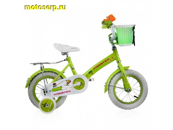 Купить  ====12" KROSTEK MICKEY (Кростек Мики) 12"; 1ск; рама-сталь; тормоз-ножной (шт) купить с доставкой по Москве и России, цена, технические характеристики, комплектация фото  - motoserp.ru