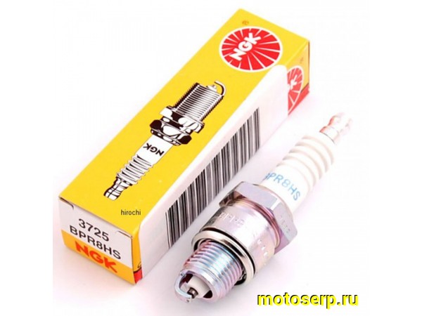 Купить  Свеча зажигания ( 8) NGK BPR8HS (шт) JP  		 купить с доставкой по Москве и России, цена, технические характеристики, комплектация фото  - motoserp.ru