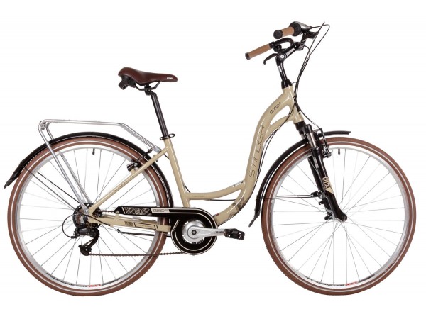 Купить  ====28" STINGER CALIPSO STD (Lady) (15") (Стингер Калипсо) (Жен) 28"; 7ск; рама-алюминий; тормоз-V-Brake (шт) купить с доставкой по Москве и России, цена, технические характеристики, комплектация фото  - motoserp.ru