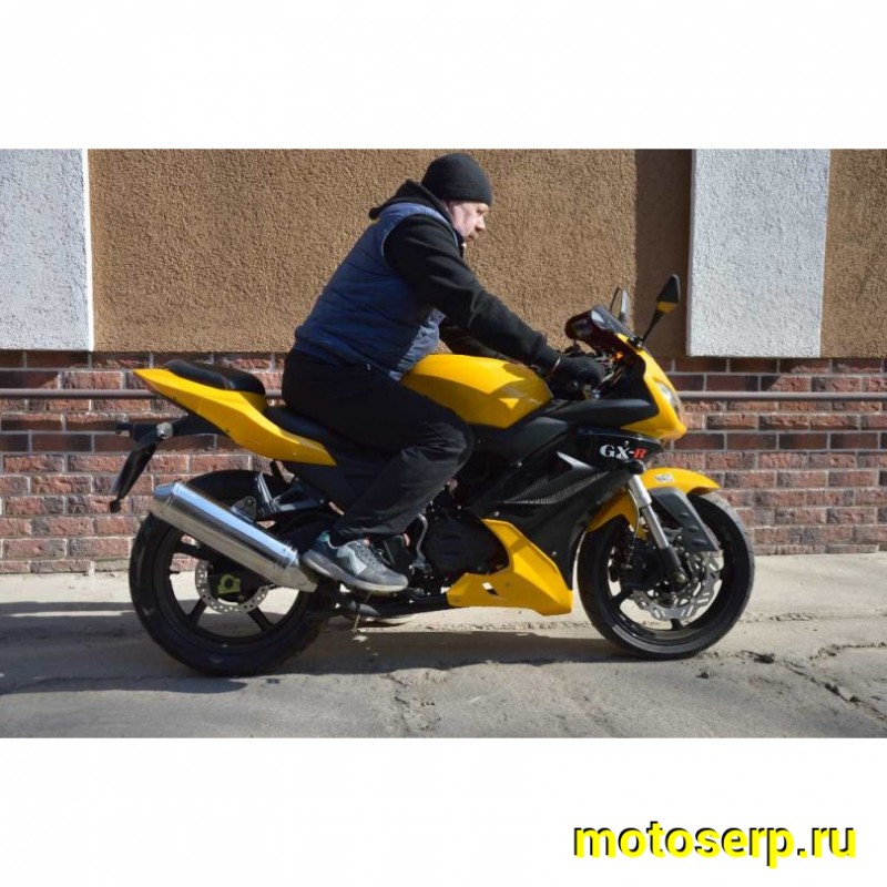 Купить  ====Мотоцикл GX GXR 250 (RXM250F) бело-черный 250cc, 4т., возд. охлажд., электростартер/кик стартер, 17"/17",  (шт) купить с доставкой по Москве и России, цена, технические характеристики, комплектация фото  - motoserp.ru