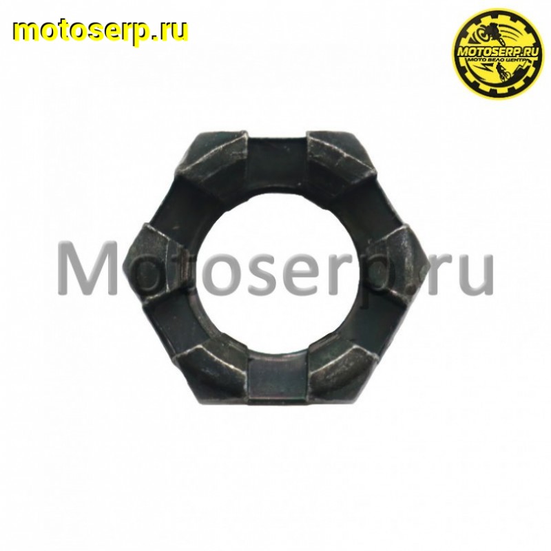 Купить  Гайка колеса, под шплинт (14*1,5 мм) (шт) (ML 10084 купить с доставкой по Москве и России, цена, технические характеристики, комплектация фото  - motoserp.ru