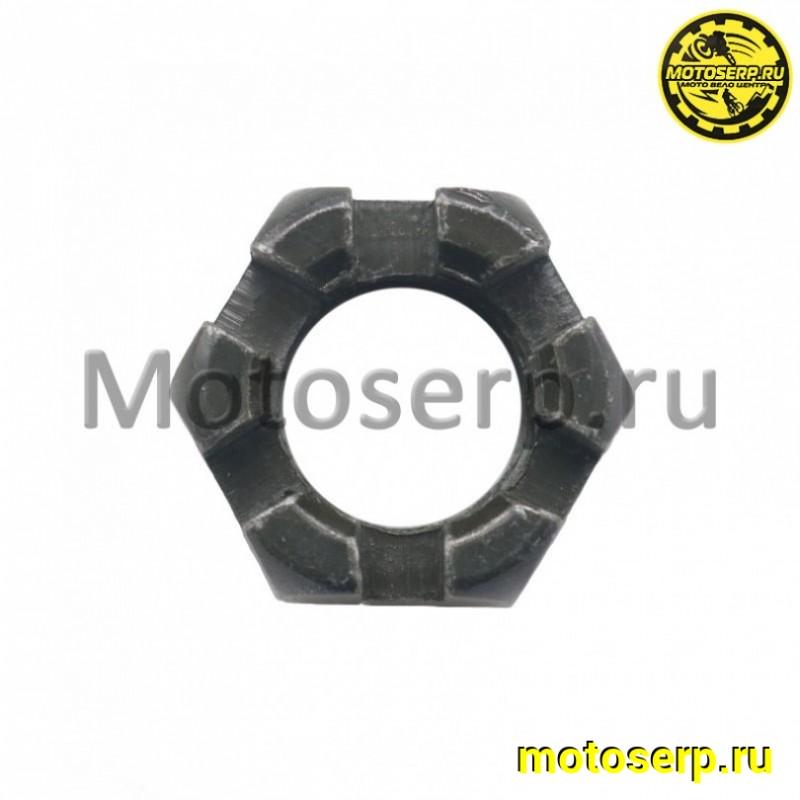 Купить  Гайка колеса, под шплинт (16*1,5 мм) (шт) (ML 10219 купить с доставкой по Москве и России, цена, технические характеристики, комплектация фото  - motoserp.ru