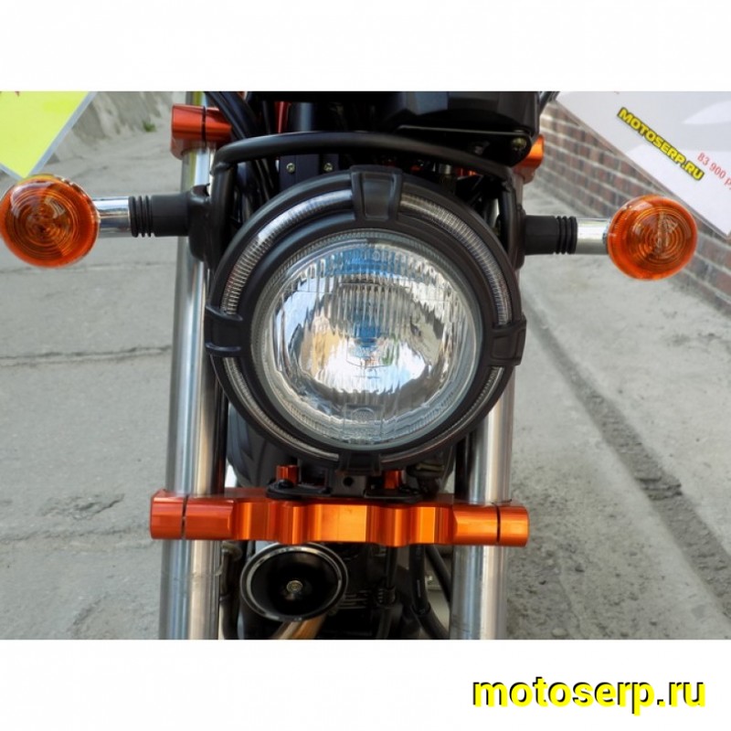 Купить  ====Мотоцикл ММ THUNDER 200 (модернизированная реплика Ямаха Трикер), CBB200, (с ПТС) диск/диск, 19/16" (шт) купить с доставкой по Москве и России, цена, технические характеристики, комплектация фото  - motoserp.ru