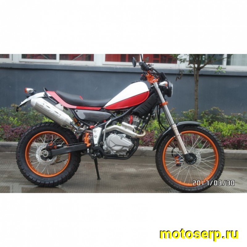 Купить  ====Мотоцикл ММ THUNDER 200 (модернизированная реплика Ямаха Трикер), CBB200, (с ПТС) диск/диск, 19/16" (шт) купить с доставкой по Москве и России, цена, технические характеристики, комплектация фото  - motoserp.ru