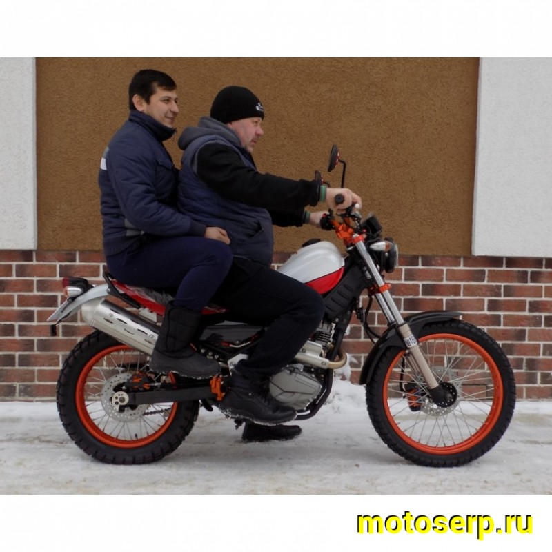 Купить  ====Мотоцикл ММ THUNDER 200 (модернизированная реплика Ямаха Трикер), CBB200, (с ПТС) диск/диск, 19/16" (шт) купить с доставкой по Москве и России, цена, технические характеристики, комплектация фото  - motoserp.ru