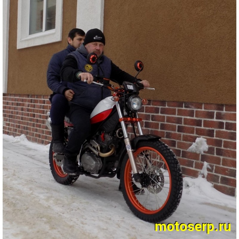 Купить  ====Мотоцикл ММ THUNDER 200 (модернизированная реплика Ямаха Трикер), CBB200, (с ПТС) диск/диск, 19/16" (шт) купить с доставкой по Москве и России, цена, технические характеристики, комплектация фото  - motoserp.ru